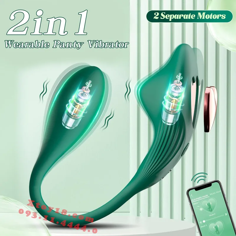 BOCO Premium 2-Head Vibrating Egg with Remote & App Control — photo 4