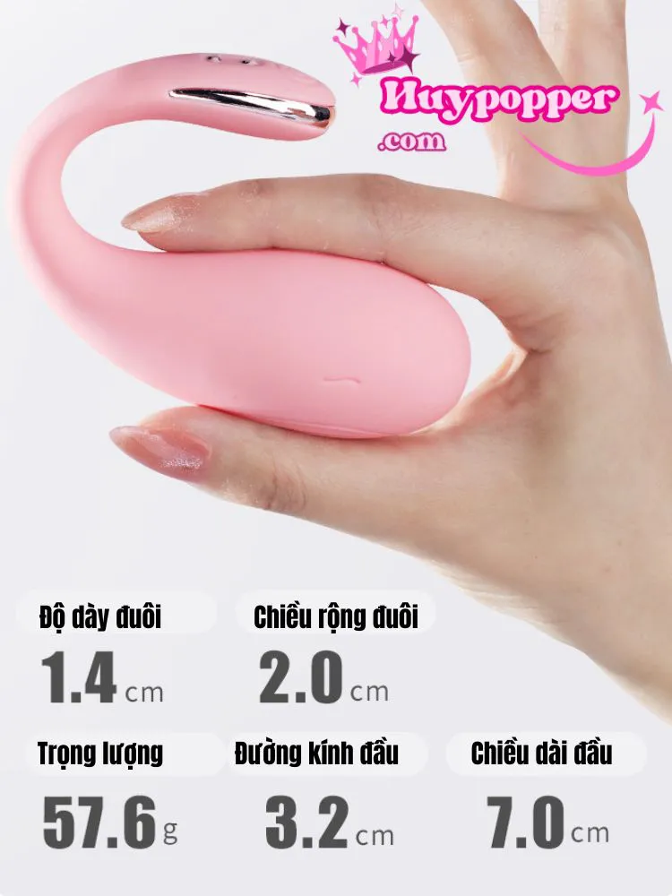 Remote Control Dolphin Egg Vibrator App Operated Rechargeable — photo 2