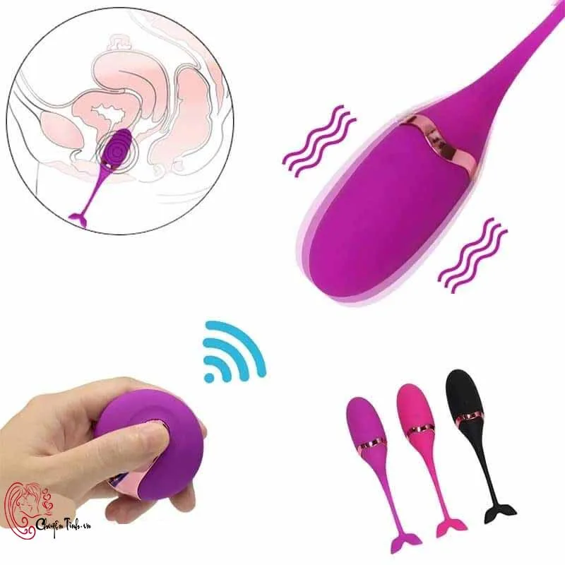 Wireless Dolphin Vibrating Egg – 10 Frequencies, Remote Control — photo 6