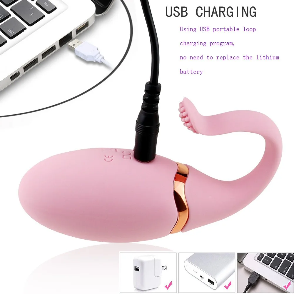 Whale Shape Powerful 10 Mode Silicone Vibrating Egg Toy — photo 6