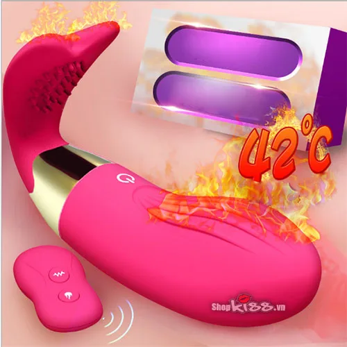 Whale Remote-Controlled Warming Vibrating Egg for Women — photo 8