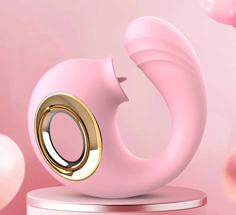 GC Dolphin Dual Head Vibrating Egg ABS Silicone Safe — photo 2