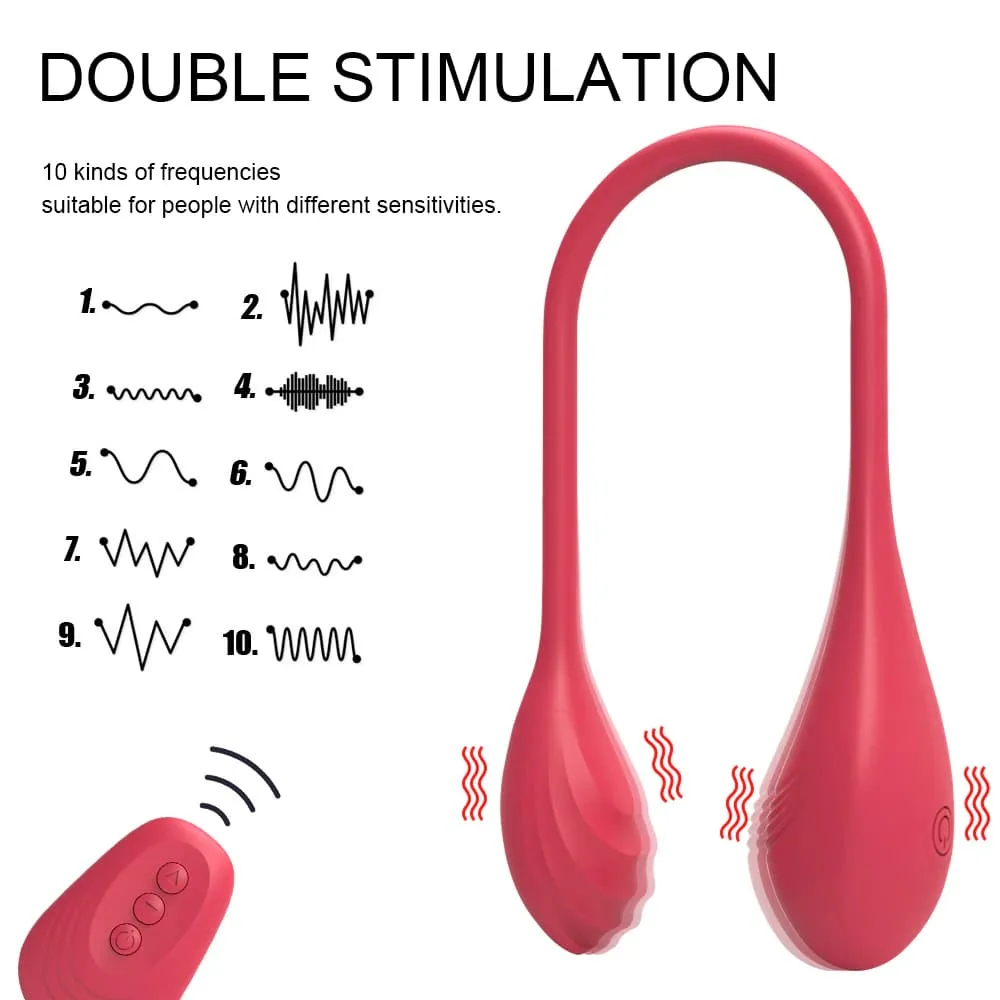 IPHISI Dual Head Remote App Controlled Premium Vibrating Egg — photo 4