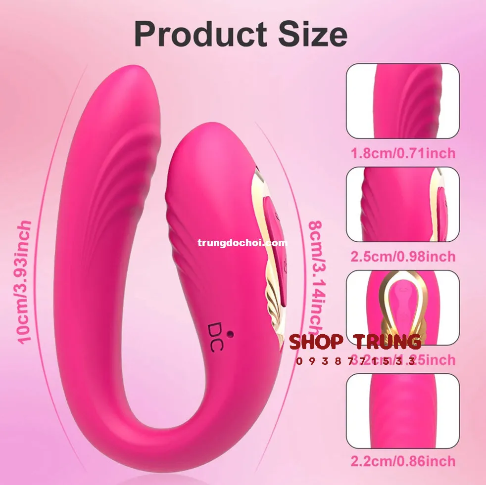 C-Shaped Vibrating Rabbit Remote Control Stimulator — photo 5