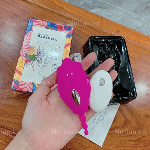 Raffish Seashell Remote Control Clitoral Massage Egg — photo 4