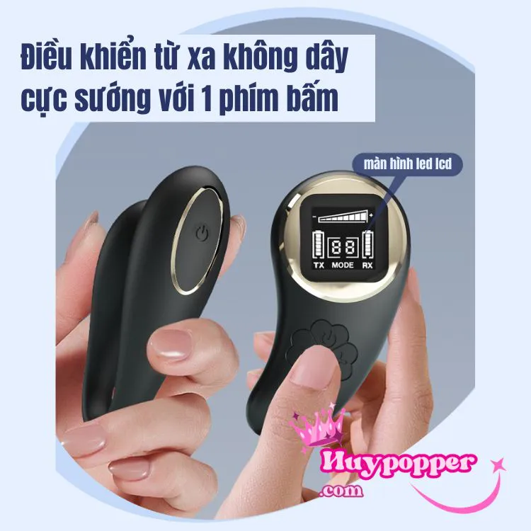 C LED Remote Control Dual Vibrating Egg Intimate Massager — photo 2