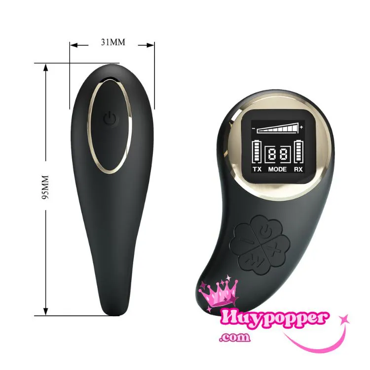 C LED Remote Control Dual Vibrating Egg Intimate Massager — photo 5