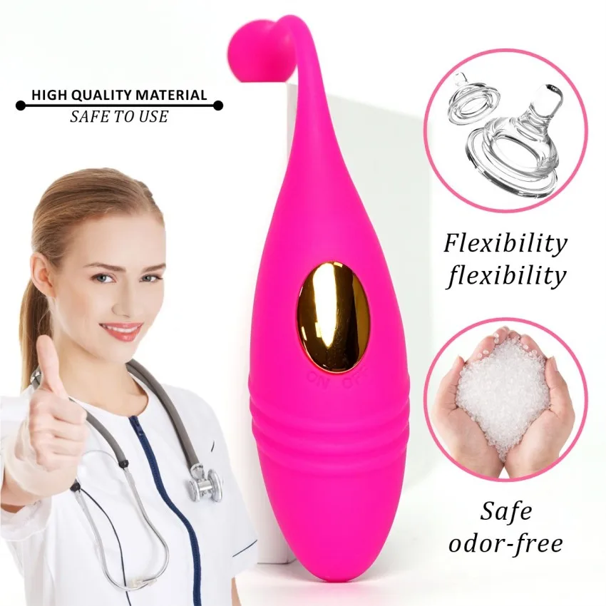NongNoc Remote Control Egg Vibrator Pink Purple — photo 3