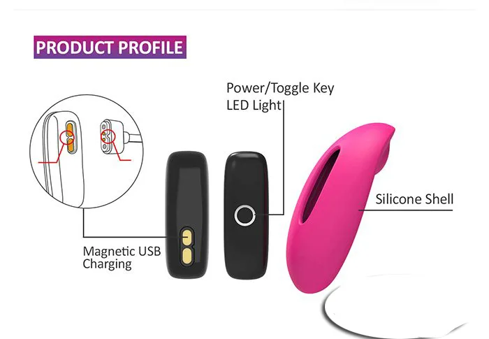 Candy Clip-On Vibrator 7 Speeds App Control Rechargeable — photo 6