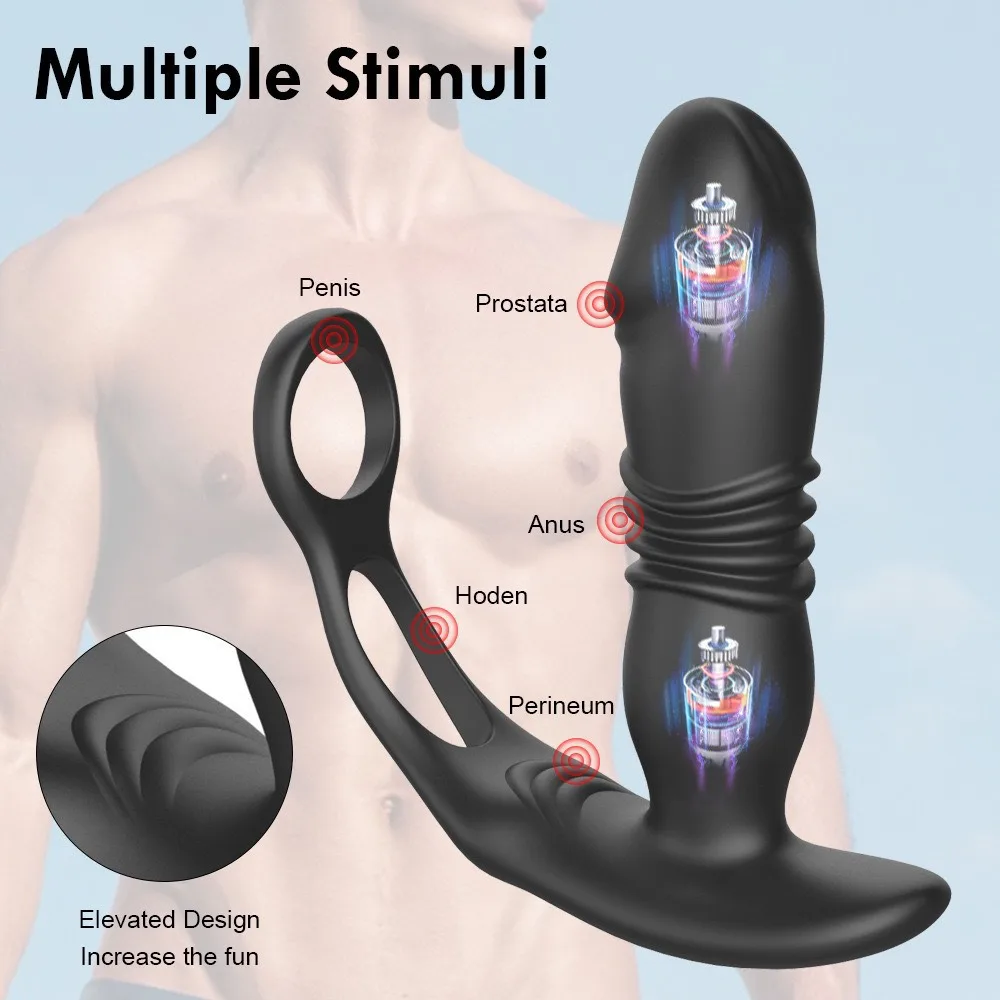 Remote Controlled 7 Mode Anal Prostate Vibrating Egg — photo 2