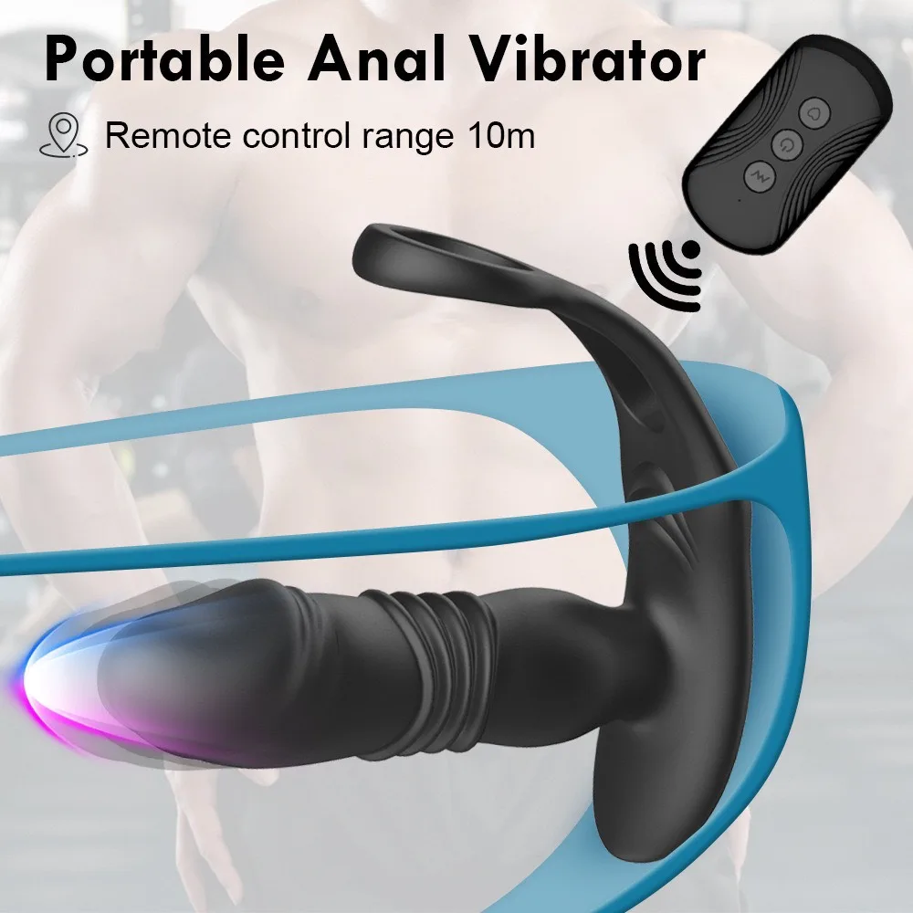 Remote Controlled 7 Mode Anal Prostate Vibrating Egg — photo 3