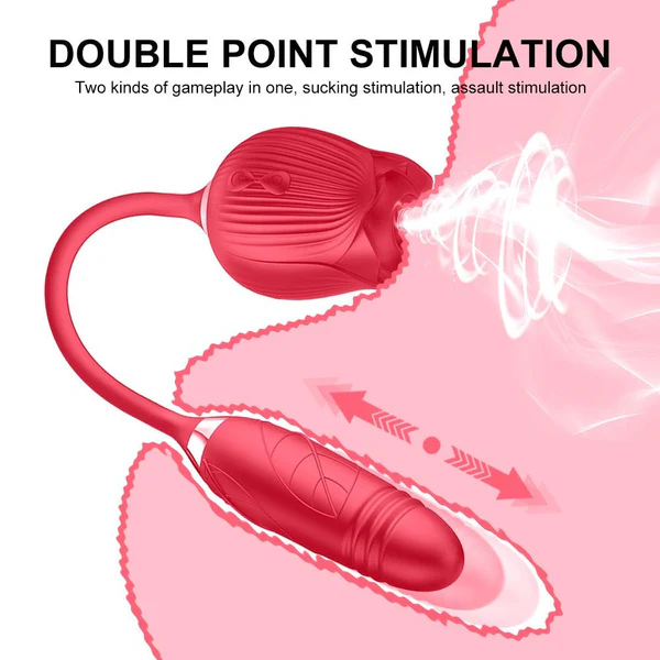Rose-Shaped 10 Mode USB Silicone Vibrating Egg Waterproof — photo 6