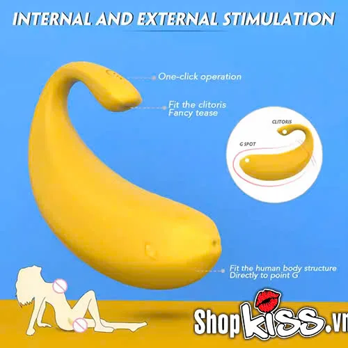 S-Hande Naughty Banana G-Spot Vibrating Banana-Shaped Toy — photo 5