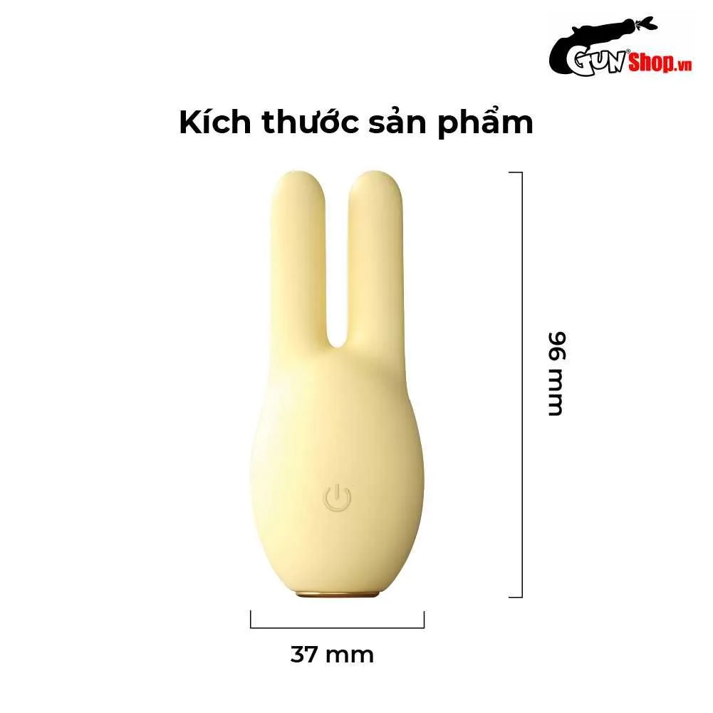 Shelly Bunny Rabbit Shape Compact Powerful Waterproof Vibrator — photo 3