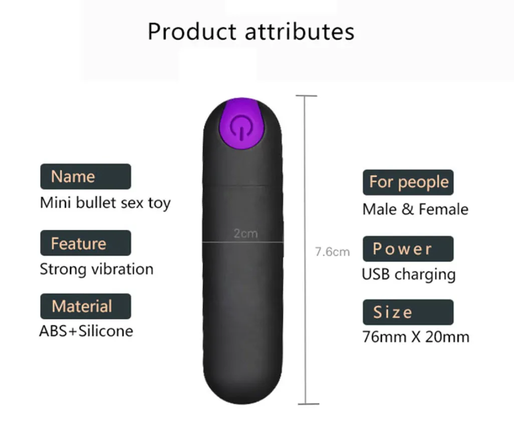 Remote Control Bullet Vibrator USB Rechargeable — photo 6
