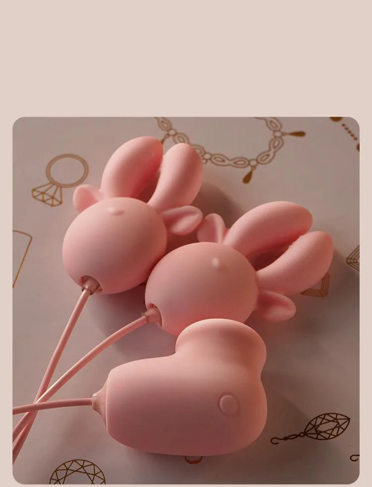 silicone vibrating nipple clamp egg female pleasure toy — photo 4