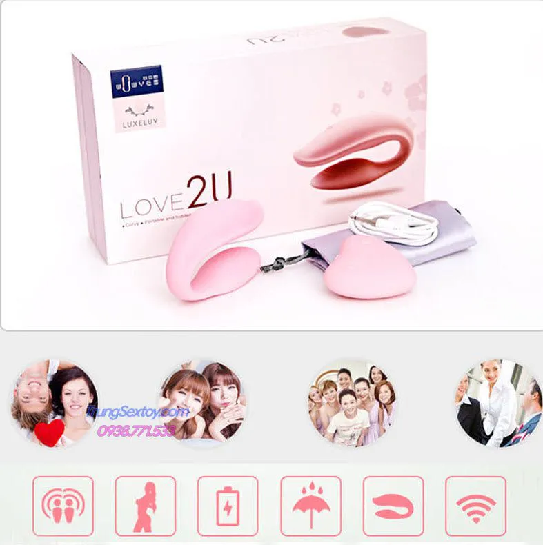 Love2U wireless double-ended vibrating egg for women — photo 3