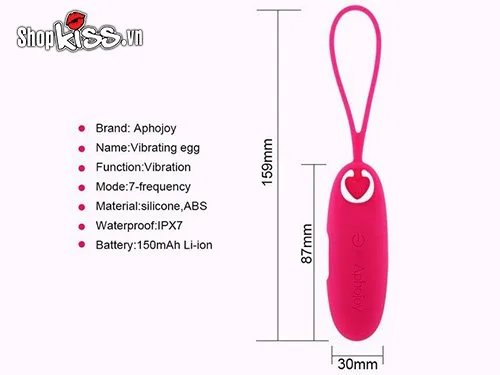 Aphojoy Remote Control Tongue Licking Vibrator Egg — photo 8