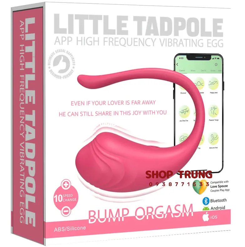 Little Tadpole App-Controlled 10 Mode Silent Silicone Vibrator — photo 4