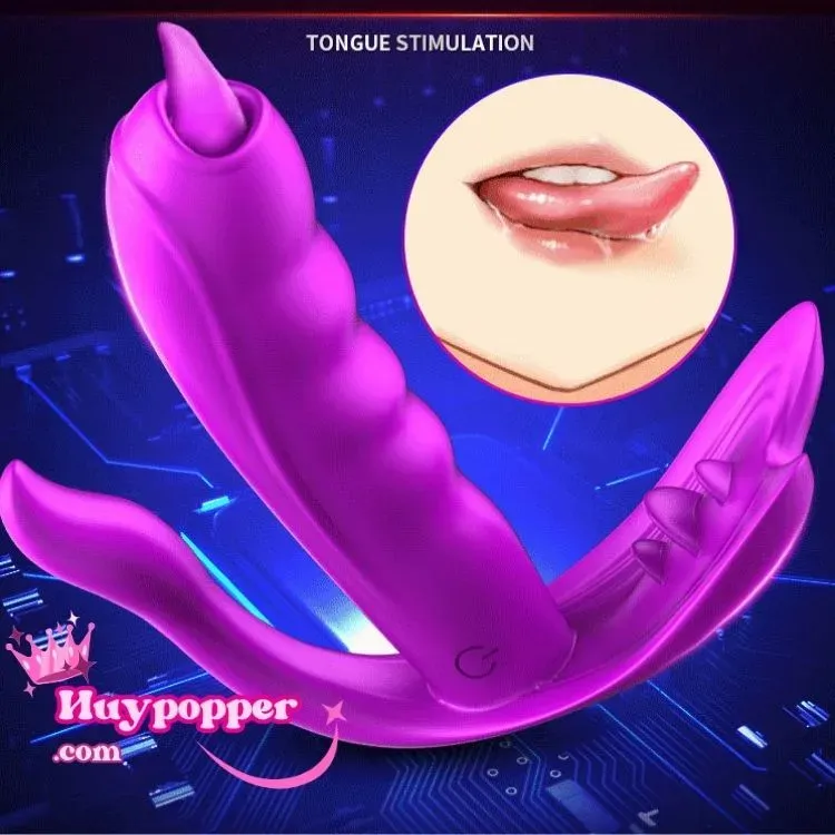 Remote-Controlled Tongue Licking Powerful Vibrating Egg — photo 3