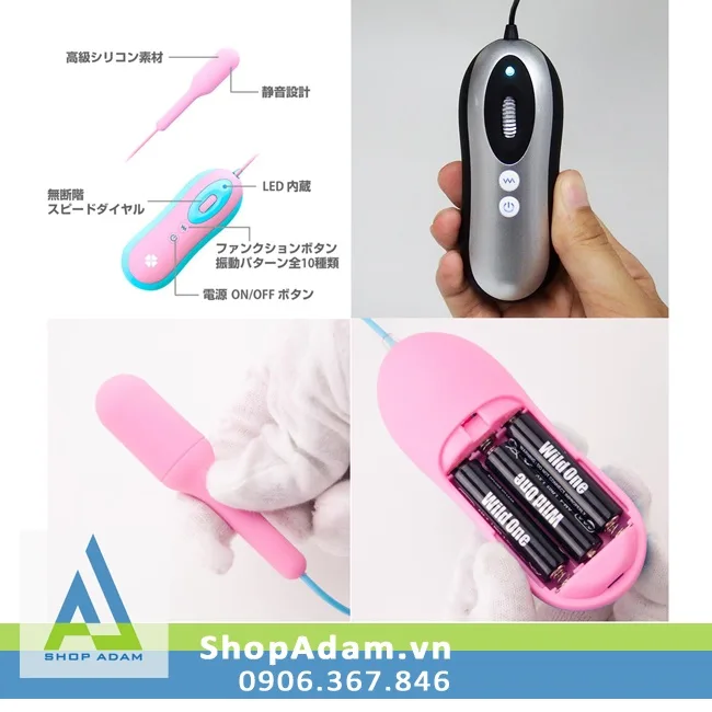 Japan Rotor MC Mini Vibrator 10 Modes Silicone Remote — photo 4