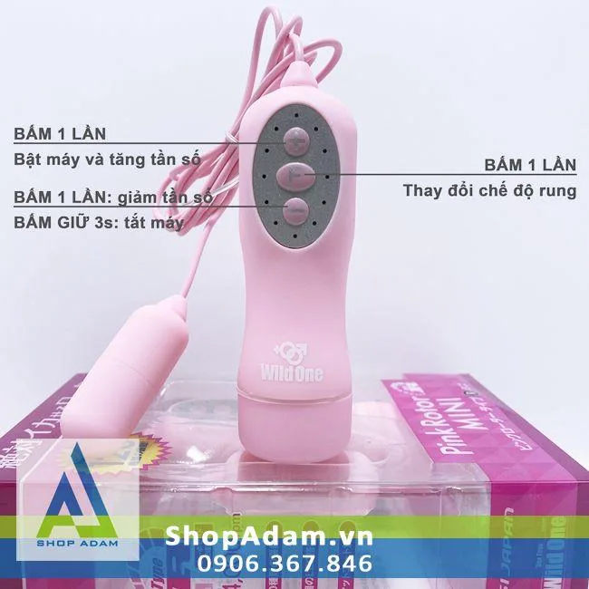 Pink Rotor Mini Egg Vibrator 120 Vibration Modes Japan — photo 3