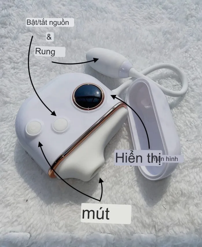 Airpod Style Discreet 2in1 Vibrating Suction Egg — photo 2