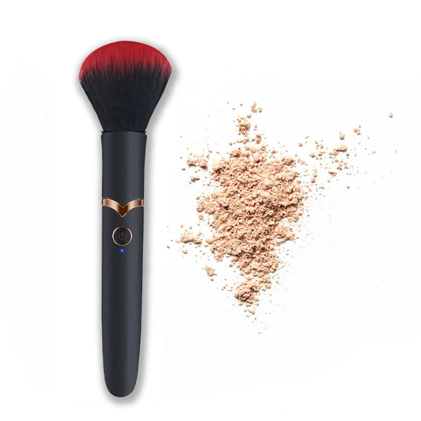 Makeup Brush Shape Vibrator 10 Modes USB Charging — photo 7