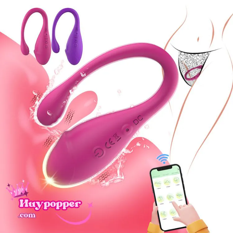 Tadpole Shaped App Remote Vibrating Waterproof Egg — photo 4