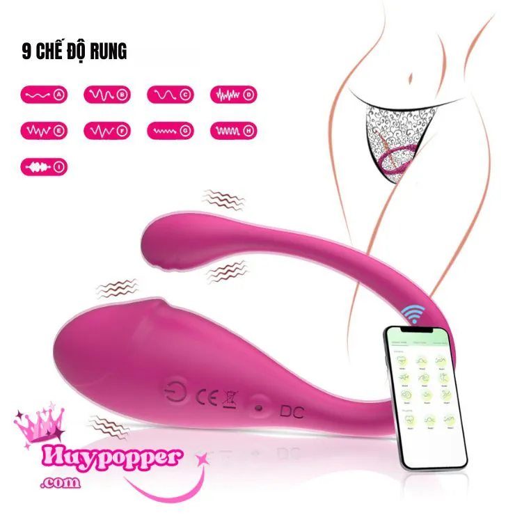 Tadpole Shaped App Remote Vibrating Waterproof Egg — photo 6