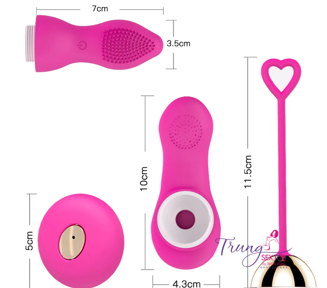 2-in-1 Remote Love Egg Kegel Ball Vibrator 7 Modes USB Rechargeable — photo 5