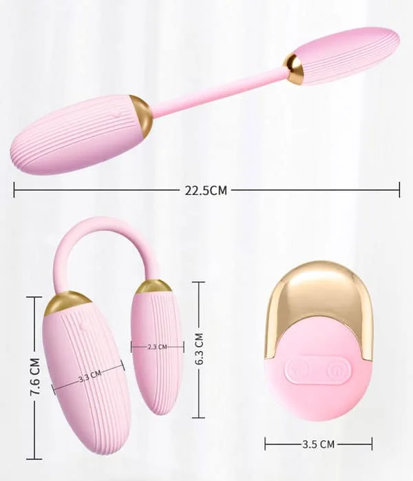 Ankni Remote Controlled Dual Vibrating Egg G-Spot Massager — photo 2