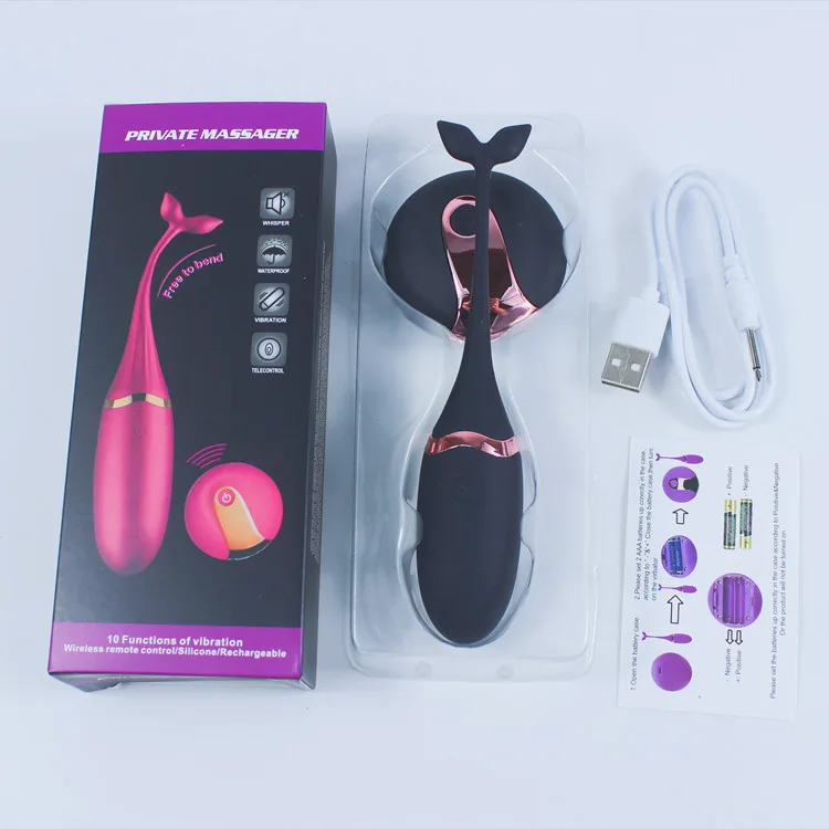 TR18 Dolphin Remote-Controlled Silicone Love Egg Vibrator — photo 2