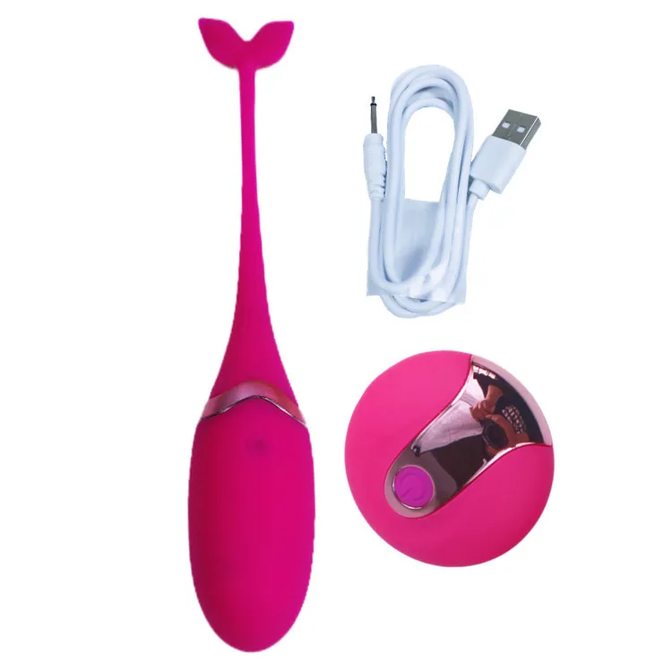 TR18 Dolphin Remote-Controlled Silicone Love Egg Vibrator — photo 4