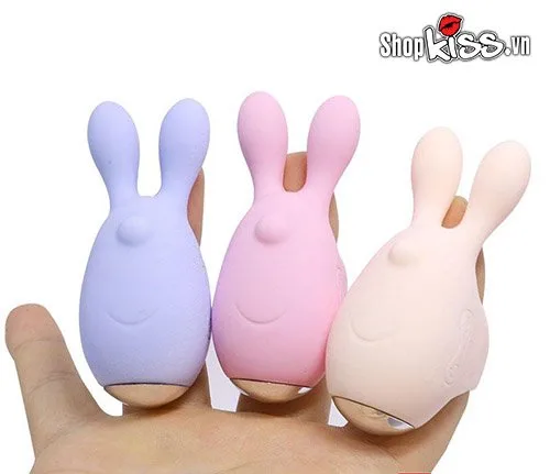 Jupin Finger Rabbit Love Egg Vibrating Silicone Pink — photo 6