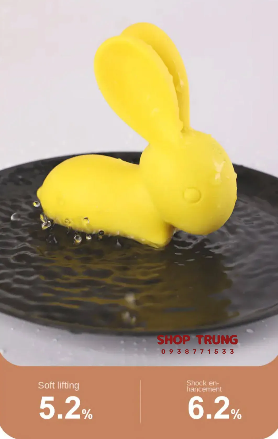 Mini cute bunny 10-speed USB rechargeable vibrating egg — photo 3