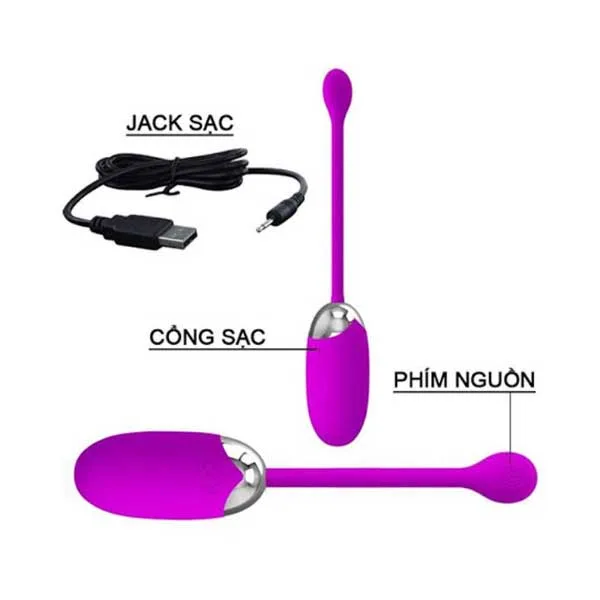 Pretty Love Brook 12-Speed Rechargeable Egg Vibrator — photo 4