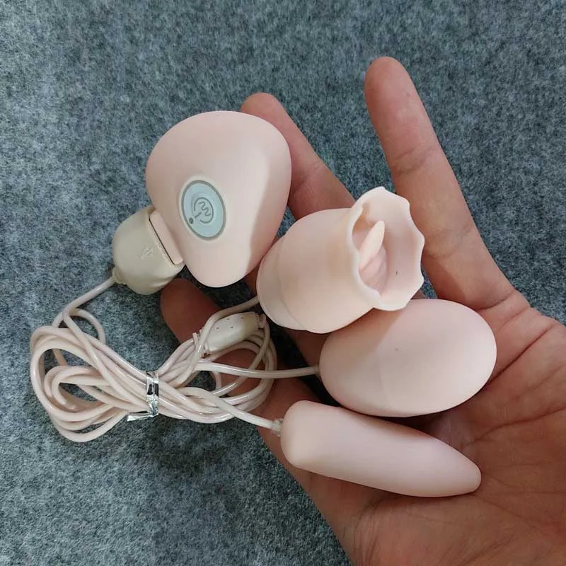 Toyjoy 3-Head Love Egg Powerful Clitoral Tongue Stimulator — photo 2