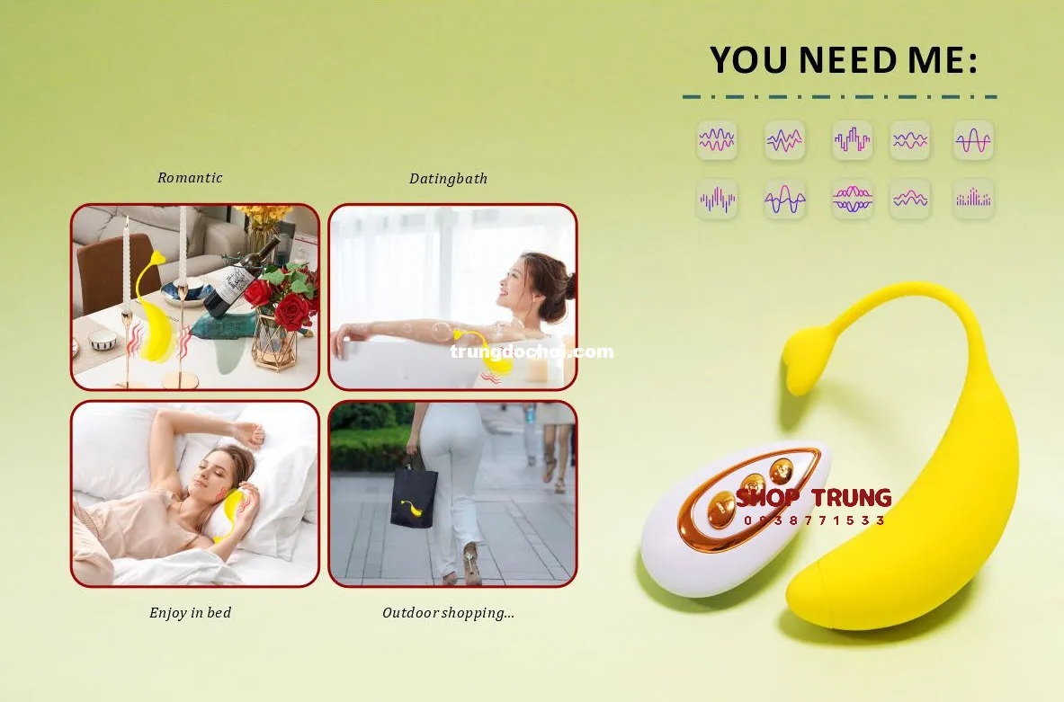 Banana Shape Wireless Remote Love Egg Unique Stimulation — photo 6