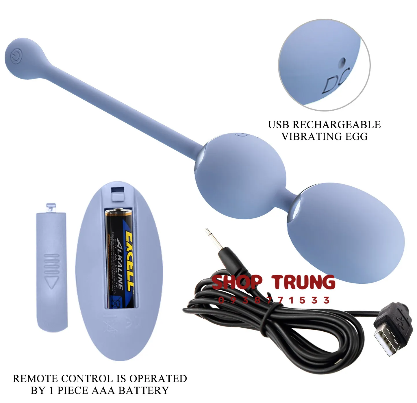 Willie Remote 12 Mode USB Rechargeable Vibrating Egg — photo 5