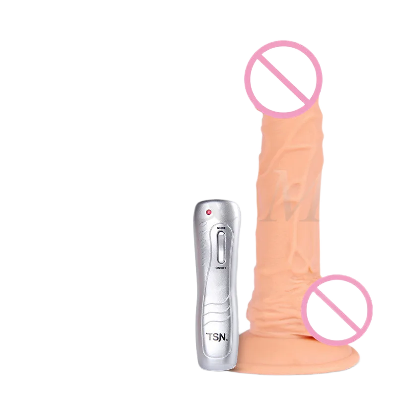 TSN Japan Silicone Soft Wall-Mounted Vibrating dildo 18cm