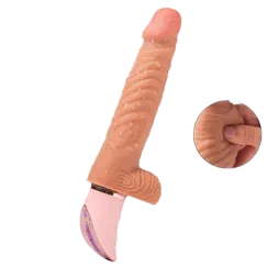 TSN Joker Heated Auto Vibrating Silicone Realistic Dildo