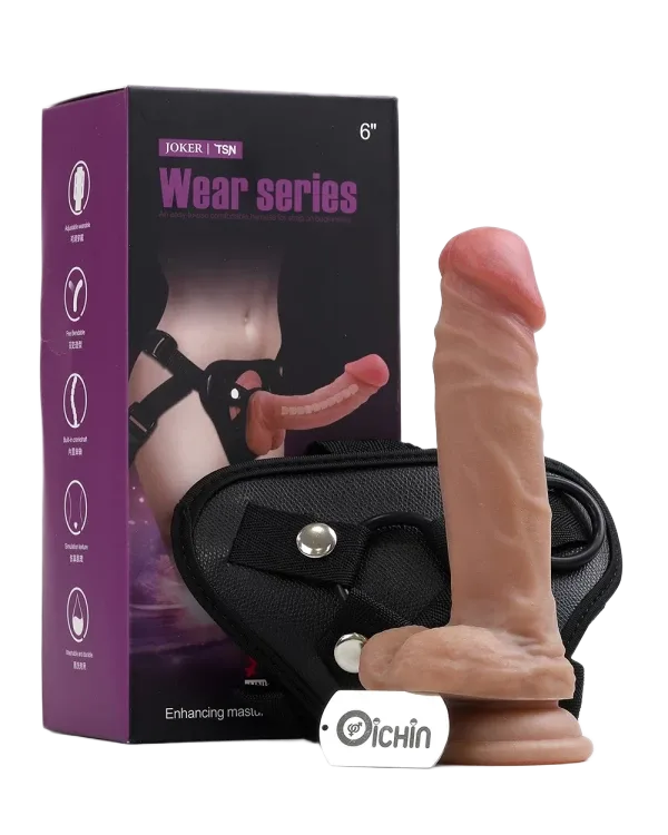 TSN Wear Ultra-Soft 360° Bendable Lesbian Strap-On Dildo