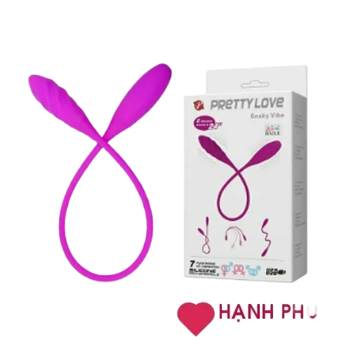 Twin Tail Nodule Textured Double-Ended Dildo