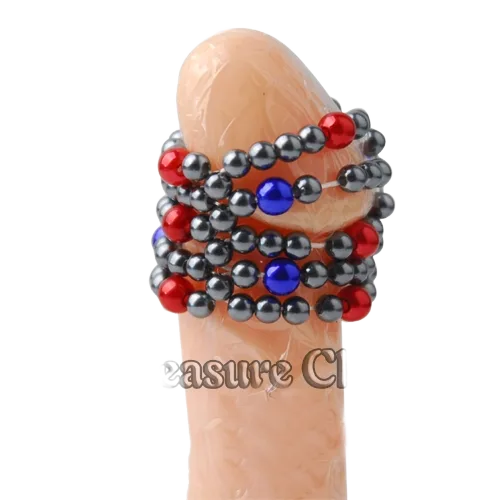 Twisted Bead Vibrating Ring Ultimate Male Female Stimulation