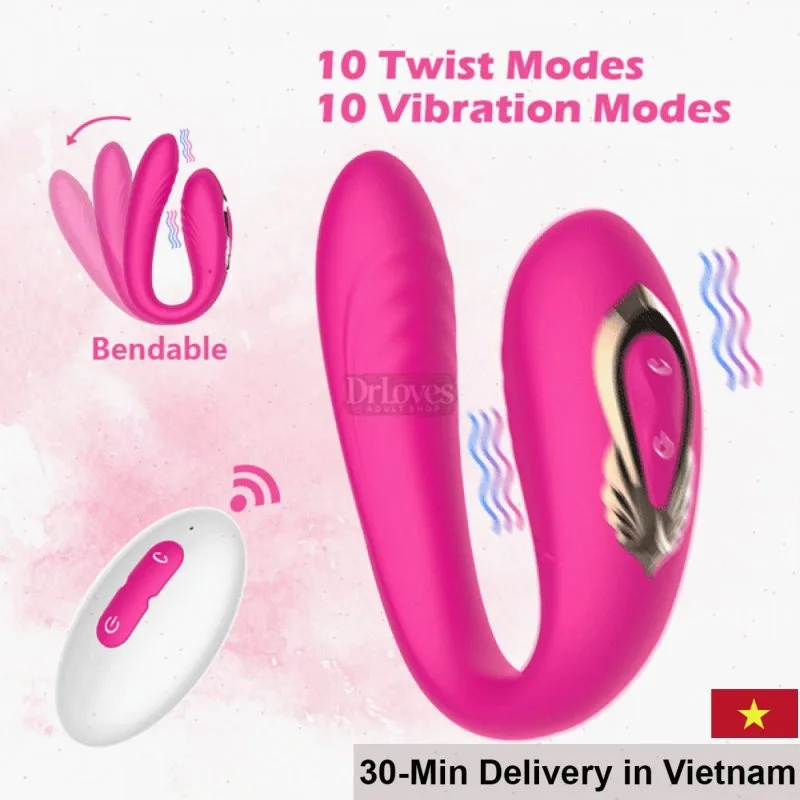U-Shape Remote Control Waterproof Vibrating Egg