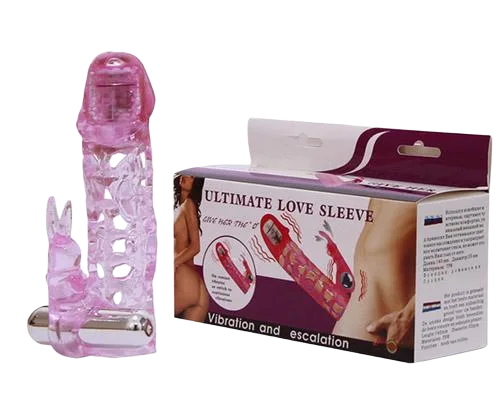 Ultimate Love Sleeve Dual Ended Vibrating Rabbit Cock Extension Toy