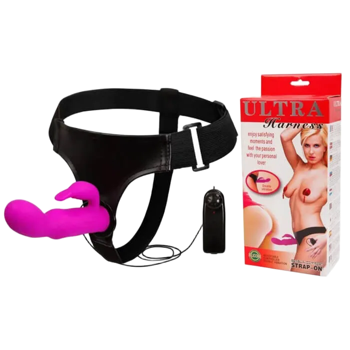 Ultra Harness Hollow Strap-On Realistic Double Penetration