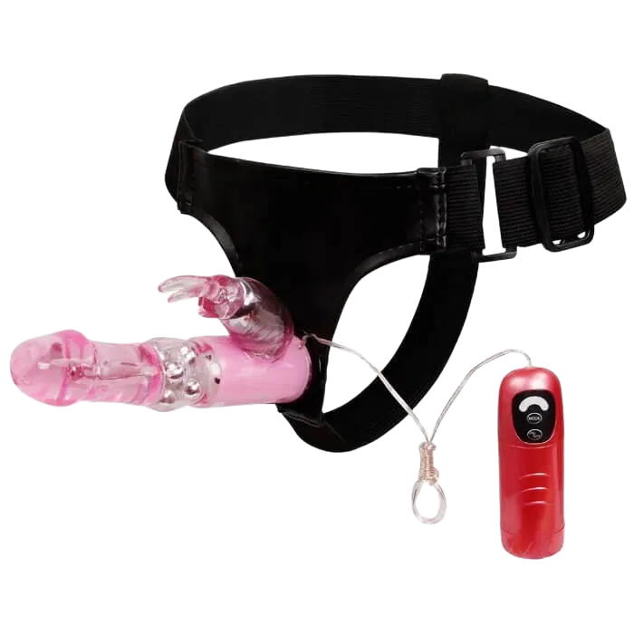 Ultra Harness Multi-Function Strap-On Vibrator Rotating High-End Baile