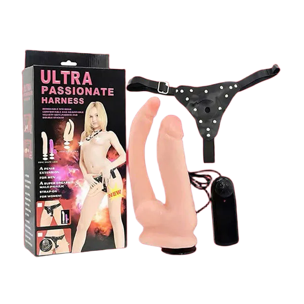 Ultra Passionate Double-Ended Strap-On Vibrating Harness